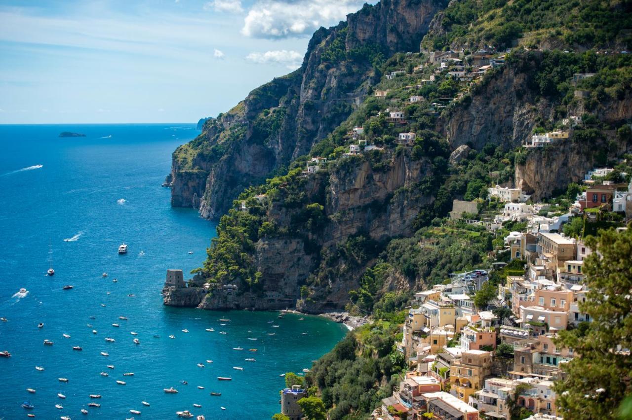 Aria Di Mare,Near Elevator, Few Steps, Parking, Garden Apartment Positano Exterior photo